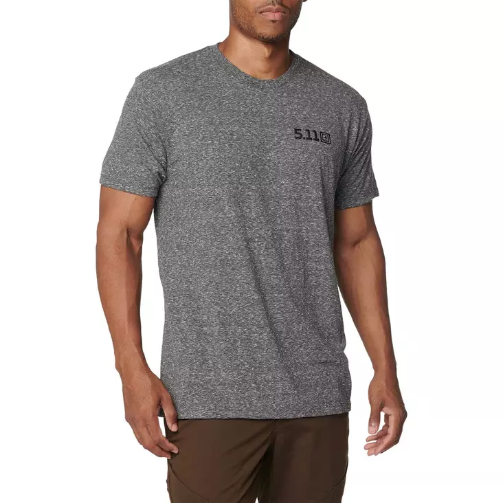 5.11 Triblend Legacy S/S Tee Grey - Taktiske overdeler - 888579243338 - 1