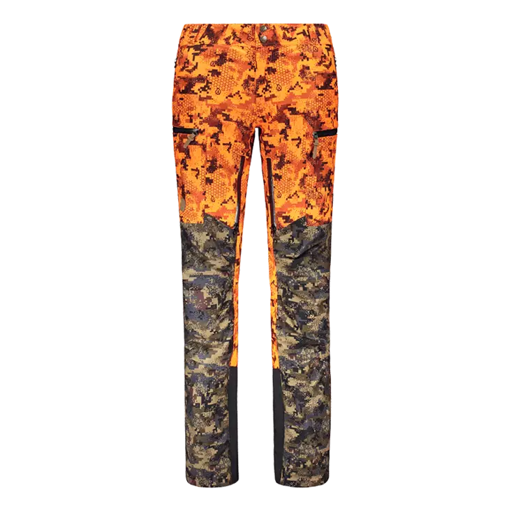 Anar Hirvas W's Hunting Trouser Safety Camo - Dame jaktbukser - 6438014224268 - 1