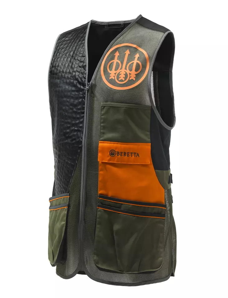 Beretta Sporting EVO Vest Green&Black&Orange - Skyttenvest - 8051832487998 - 1