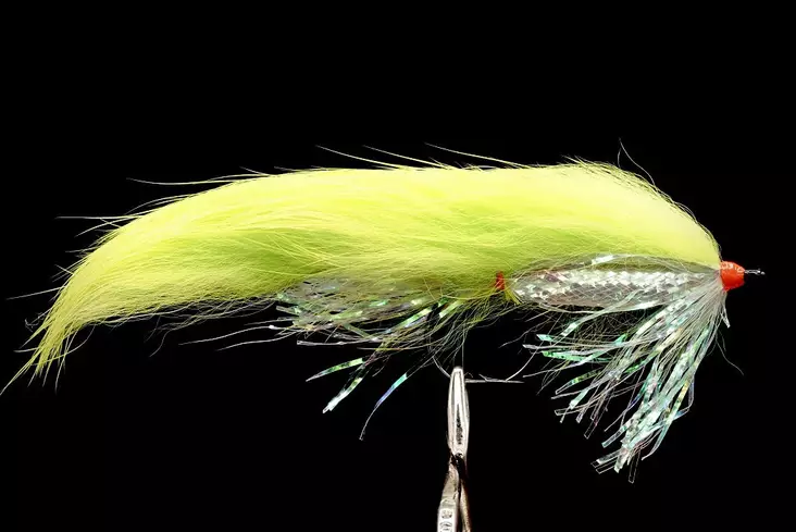Drags Devil Fl. Chartreuse Streamer - Andre sjøørretfluer - 8859202530578 - 1