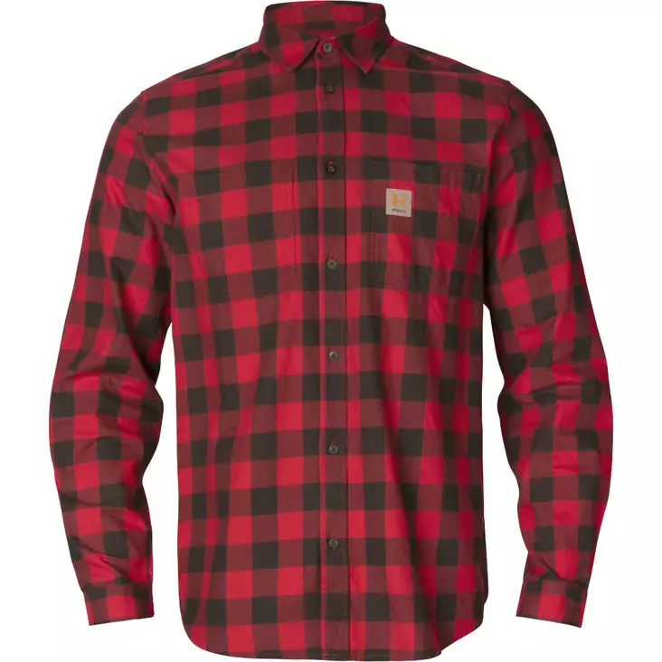 Härkila Scandinavian L/S Shirt Red Check - Jegertrøyer - 5714733640468 - 1