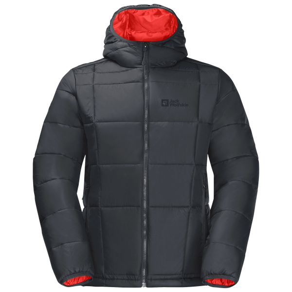 Jack Wolfskin Bergland Insulated Hoody Phantom - Mellomjakker - 4064993516128 - 1