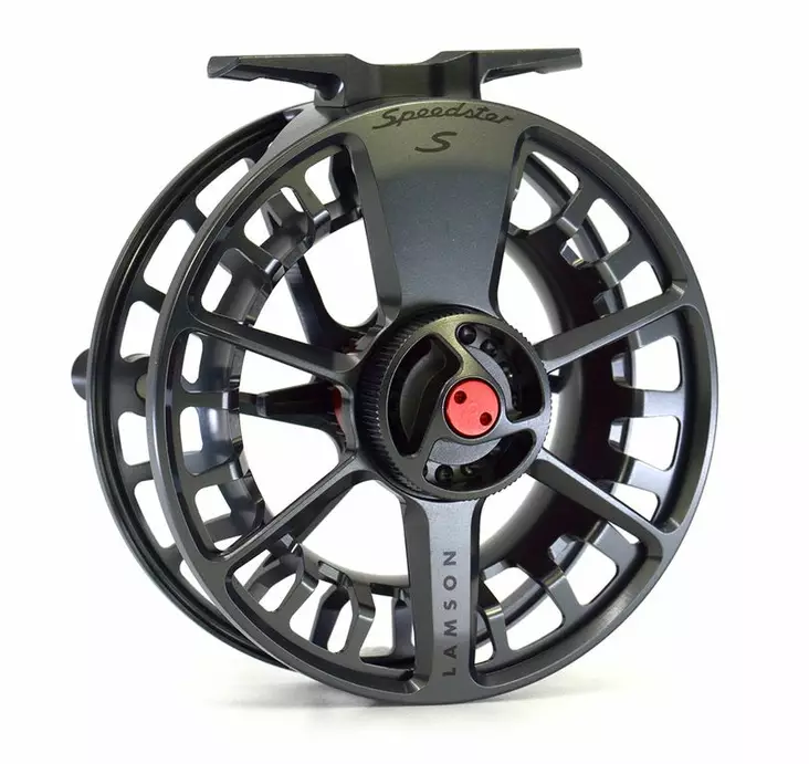 Lamson Speedster S-Series Dark Smoke - Waterworks Lamson fluesneller - 708332011168 - 3