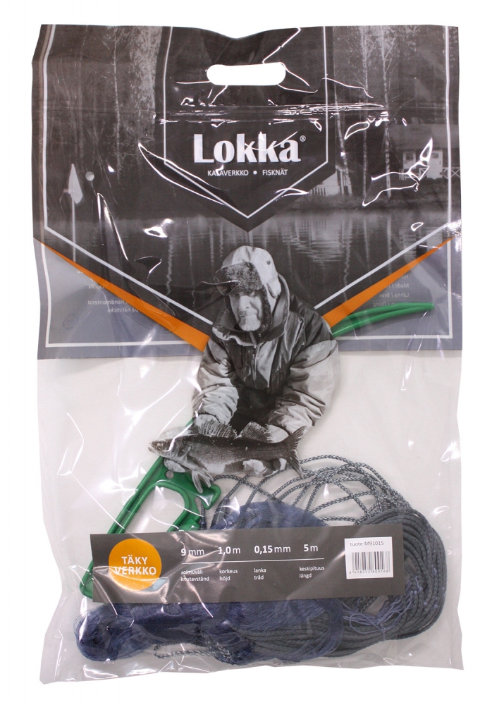 Lokka Täkyverkko 0,15 9mm 1m/5m - Pen - 6418252809168 - 1