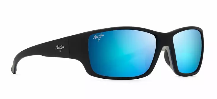 Maui Jim Local Kine - Soft Black Frame with Blue Hawaii Lens - Glasslinser - 603429055578 - 1