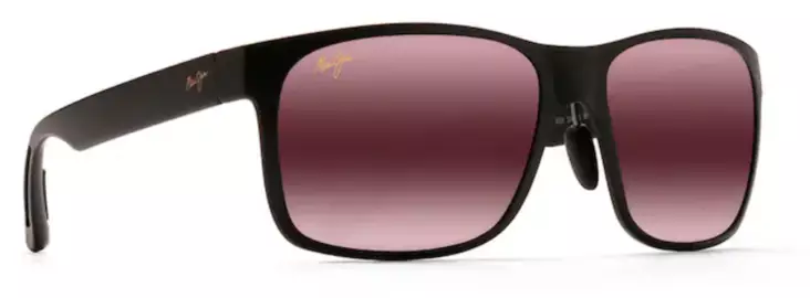 Maui Jim Red Sands Mat Black - Rose Lens - Plastlinser - MM432-028 - 1