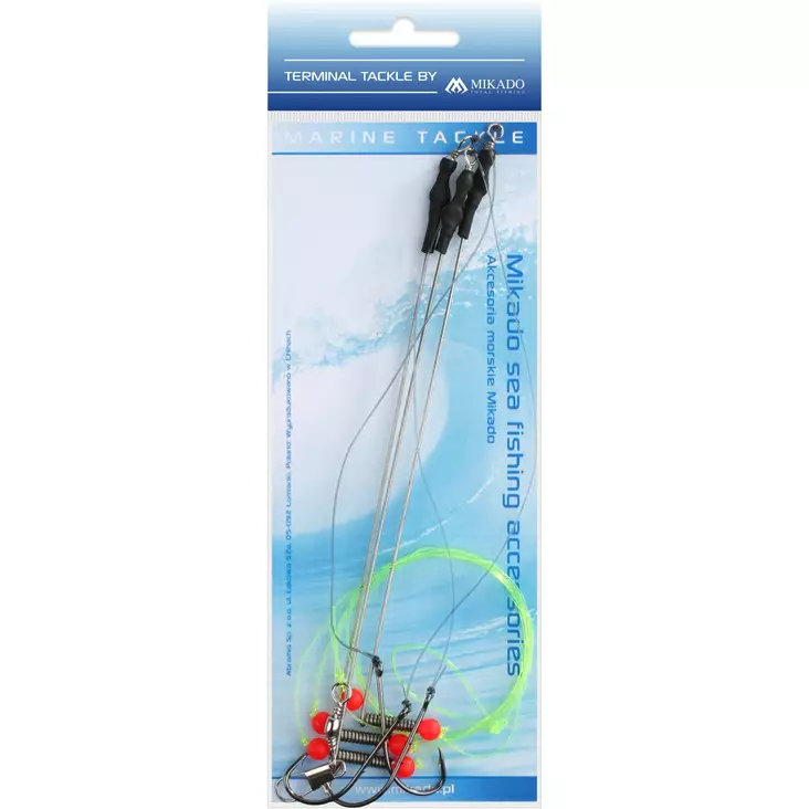 Mikado Steel Boom Rig with Swivel 2/0 - Bunn- & torskerigger - 5900637138488 - 1