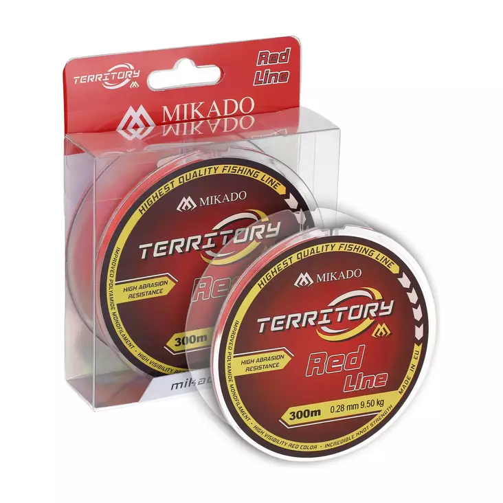 Mikado Territory Red 300m - Monofilsnøre - 5900637806318 - 1