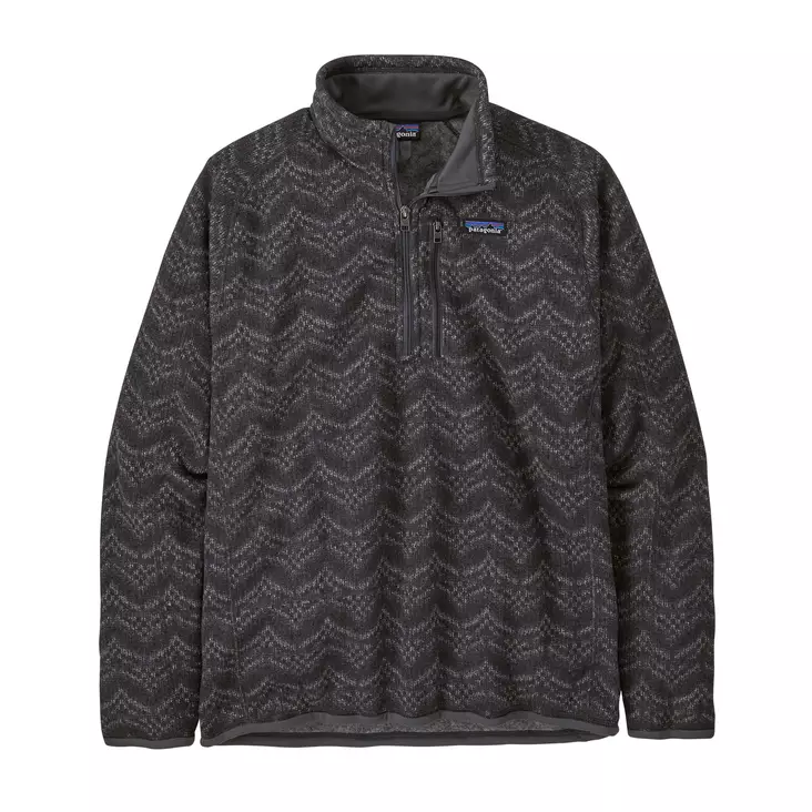 Patagonia Ms 1/4 Zip Better Sweater Forge Grey - Mellomjakker - 196924440548 - 1