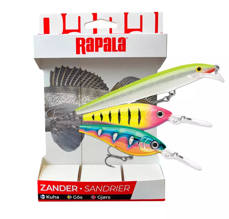 Rapala Essentials Zander Cloudy 2.0 - Beitesortimenter - 022677384108 - 1