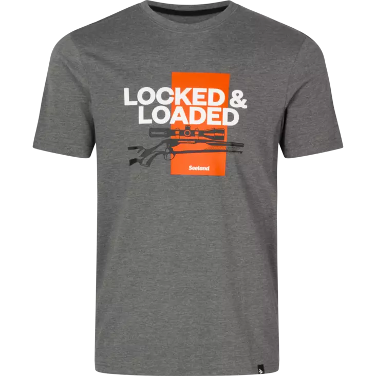 Seeland Loaded T-Shirt Grey Melange - Jegertrøyer - 5714733651778 - 1