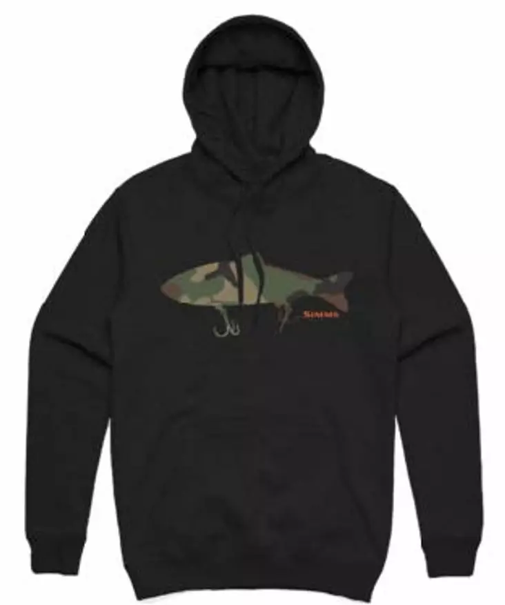 Simms Bass Destruction Hoody Black - Hettegensere - 694264552698 - 1