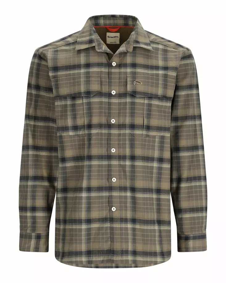 Simms ColdWeather Shirt Hickory Asym Ombre Plaid - Skjorter - 694264624258 - 1