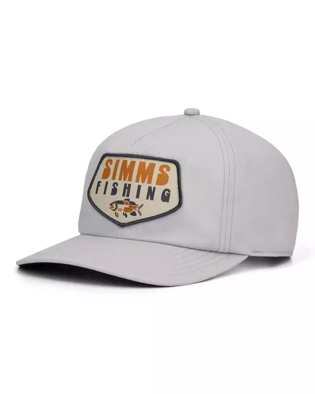 Simms Double Haul Cap Overcast Abstract Bass - Caps - 694264709818 - 1