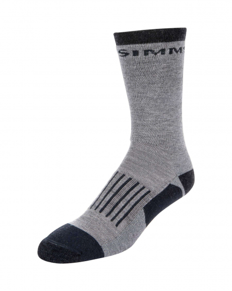 Simms Merino Midweight Hiker Sock Steel - Buffs og andre - 694264504468 - 1