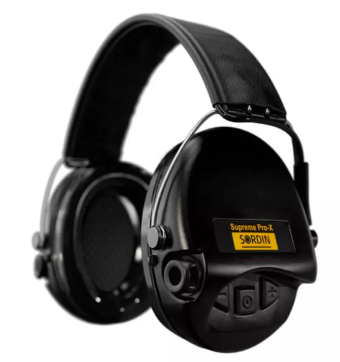 Sordin Supreme Pro-X Hear2 Black - Hørselsvern - 7392749009158 - 1