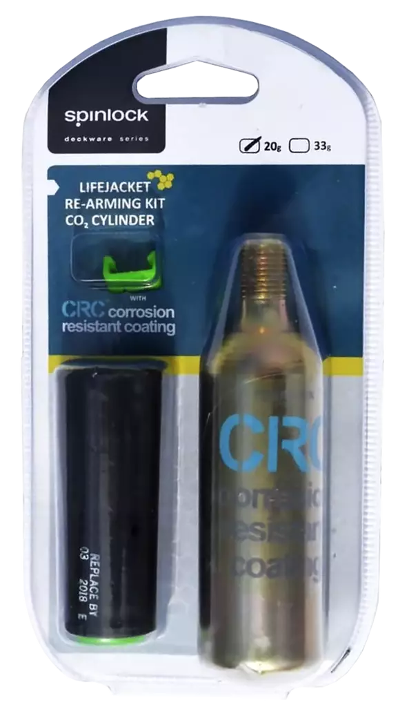 Spinlock Rearming Kit 20g - Reservepatroner for nødvester - 5025138505468 - 1