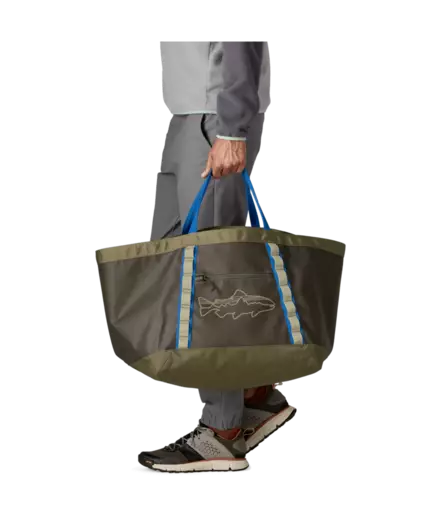 Patagonia Black Hole Gear Tote Basin Green with Fitz Trout - Utstyrvesker - 198077513889 - 2