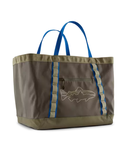Patagonia Black Hole Gear Tote Basin Green with Fitz Trout - Utstyrvesker - 198077513889 - 1