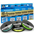 Shimano Kairiki 8 Yellow - Flätlinor - 0022255229449 - 2