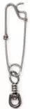 Ahti Quick Snap with Swivel 80mm 2pcs - Tilbehør - 6418252555829 - 1