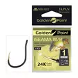 Mikado Golden Point Iseama with Ring 9 pcs #4 - Kroker med øye & spade - 5900637616689 - 1