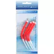 Mikado Gummi Makk Rig 3 Hooks Red - Bunn- & torskerigger - 5900637138389 - 1