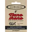 Vision Nano Mono Leader 9' 4X - Avsmalnende Nylon-fortommer - 6417512814447 - 2