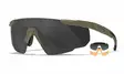Wiley X Saber Advanced Grey & Clear & Light Rust - Matte Tan - Skyteglass - 712316063739 - 1
