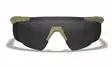 Wiley X Saber Advanced Grey & Clear & Light Rust - Matte Tan - Skyteglass - 712316063739 - 2