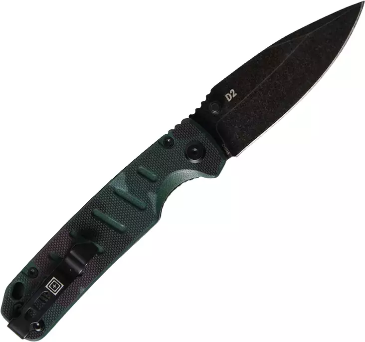 5.11 Braddock Dp Mini Woodland Camo - Fällkniver - 888579996609 - 1