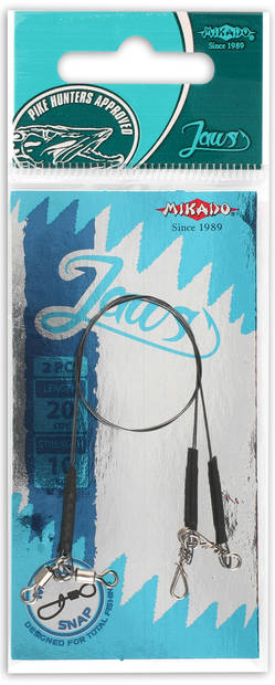 Mikado Jaws Titanium Leader - Tafser - 5900637594499 - 1