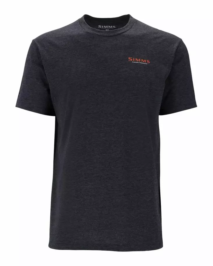 Simms Let It Fly T-Shirt Charcoal Heather - T-skjorter herre - 694264678749 - 2