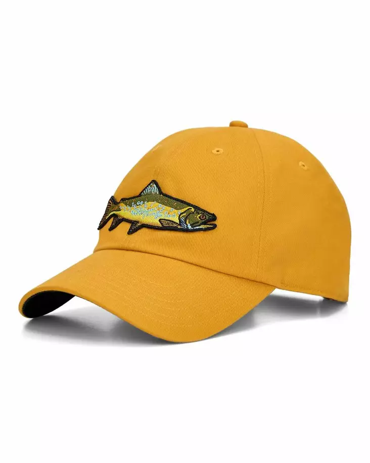 Simms Single Haul Cap Amaretto Rainbow Trout - Caps - 694264694329 - 2