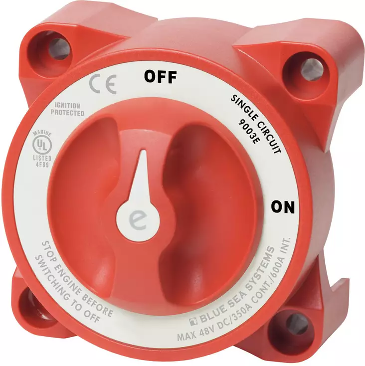 Blue Sea Battery Mounth Switches 350A - Batterier og elektrisk tilbehør - 632085900359 - 1