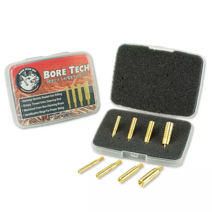 BoreTech Bullet Knock-out Set .17 Cal - .50 Cal - Andre våpenvedlikeholdsprodukter - 667739980739 - 2