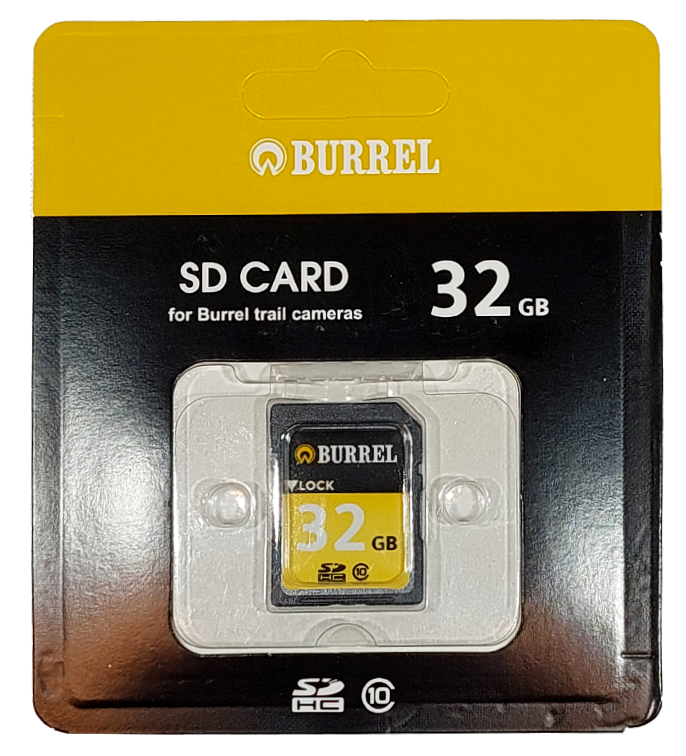 Burrel 32 GB SD muistikortti - Viltkameraer og -tilbehør - 6438347045929 - 1