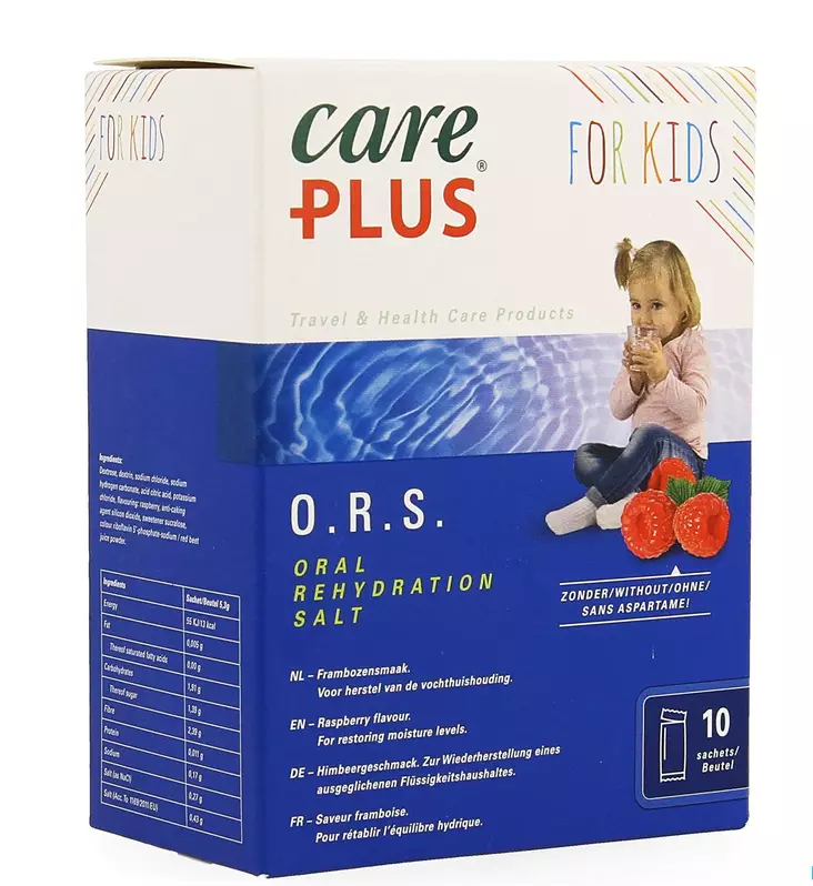 Care Plus Oral Rehydration Salt Kids - Hygiene og kjemikalier - 8714024311029 - 1