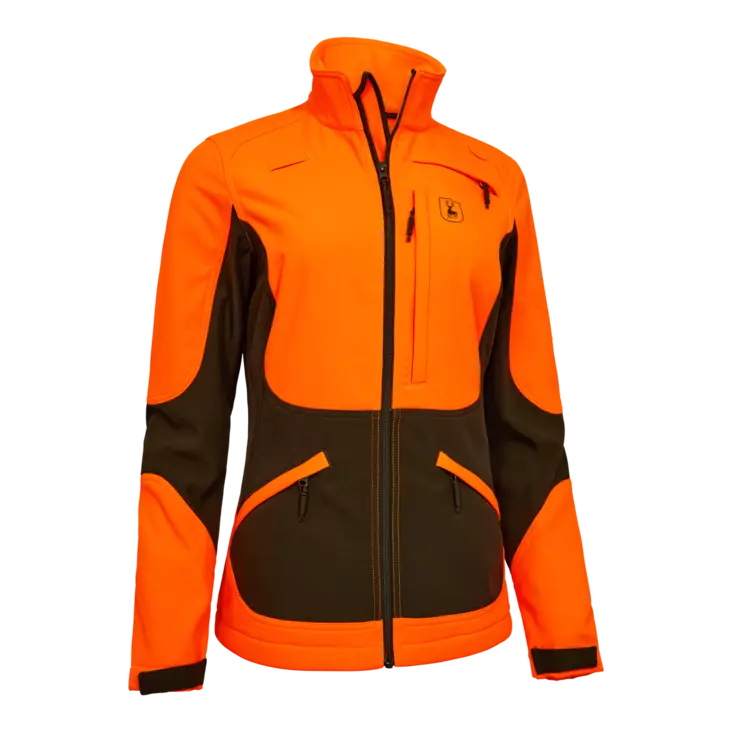 Deerhunter Lady Rogaland Softshell Jacket Safety Orange - Damejaktjakker - 5702827243909 - 1