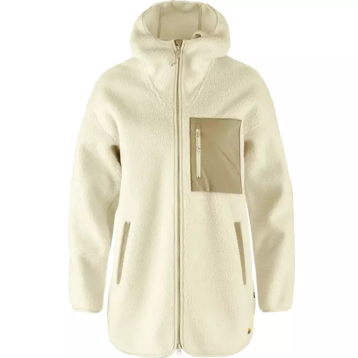 Fjällräven Vardag Pile Fleece Long W Chalk White - Fleecegensere - 7323451109249 - 1