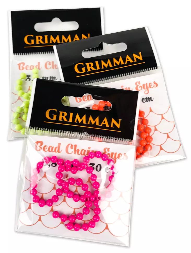Grimman Bead Chain Eyes 3,8mm Painted - Tyngeøyne - 11808019 - 1