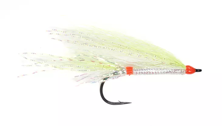 Haili Streamer White/Fl. Chartreuse - Fiskeimitasjoner - 8859202531919 - 1