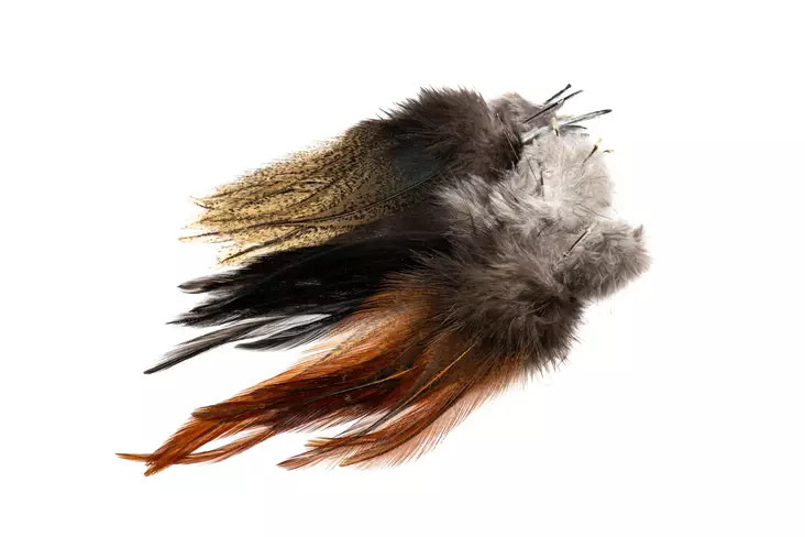 Hareline Gallo De Leon Saddle Feathers - Øvrige fjær - 40450200599 - 1