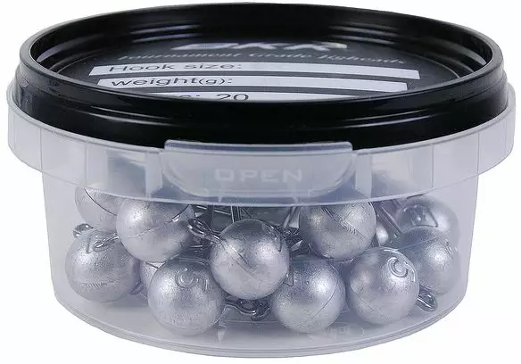 K.P Round Jig Heads Bulk 20g - Jiggskaller - 4251549190349 - 1