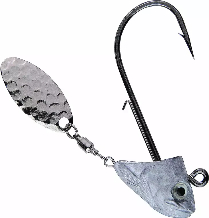 K.P Spinner Jig 3D Fish Head 10g - Jiggskaller - 6438239092789 - 1
