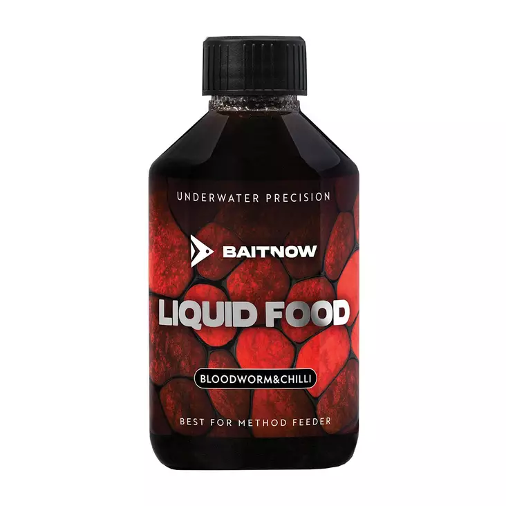 Mikado BaitNow Liquid Food Bloodworm & Chilli 250ml - Smaksstoffer & flytende lokkestoffer - 5900637153559 - 1