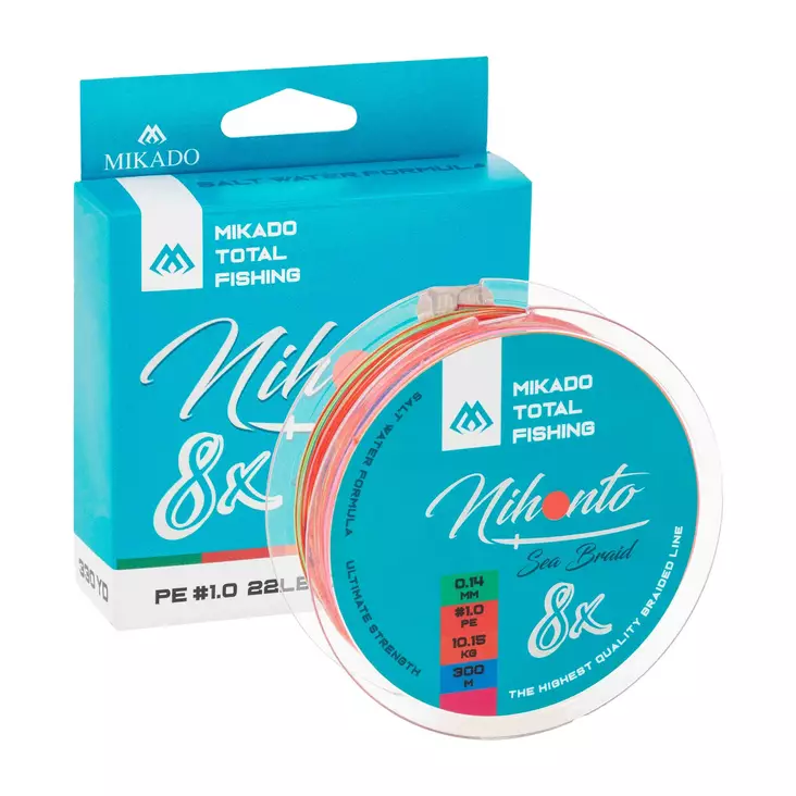 Mikado Nihonto Sea Braid 300m - Flettesnøre for saltvann - 5900637165569 - 1
