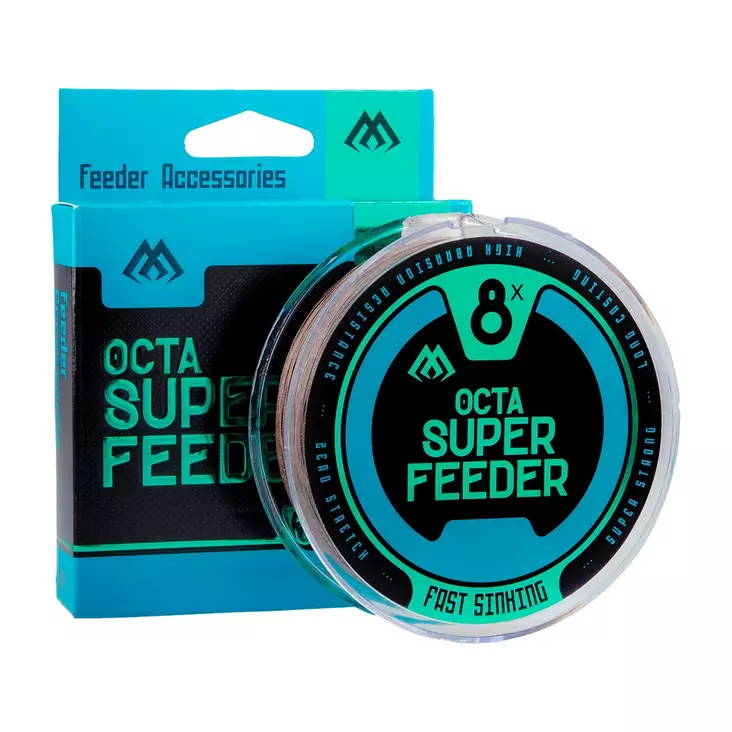 Mikado Octa Super Feeder Sinking 300m - Flettesnøre - 5900637129349 - 1