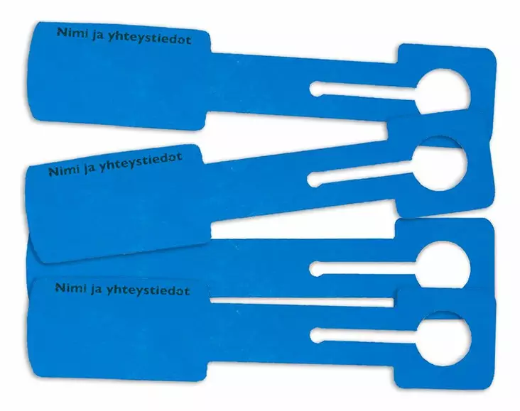 Nimilipukkeet 4kpl - Tilbehør - 6418252132549 - 1