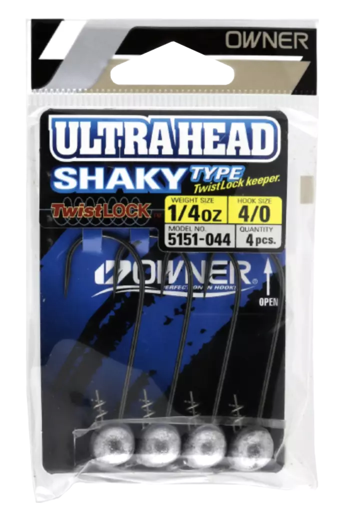 Owner Shaky Head 4pcs - Jiggskaller - 4953873090189 - 1